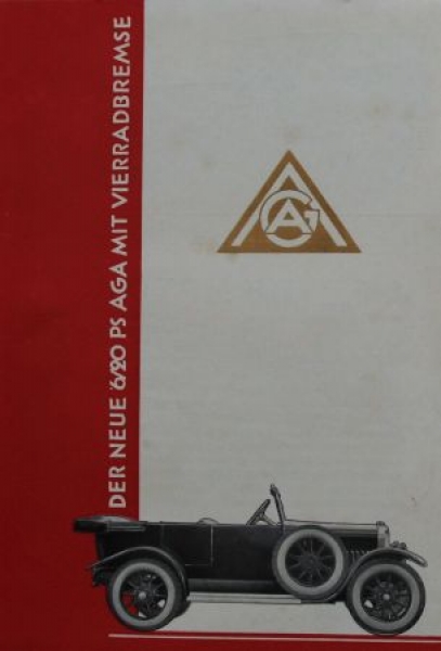 AGA Automobile 6/20 PS Modellprogramm 1927 (S0275)